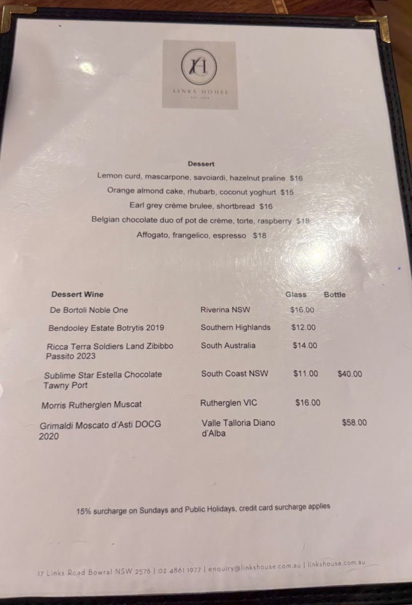 Ethos Restaurant Photo Menu 1