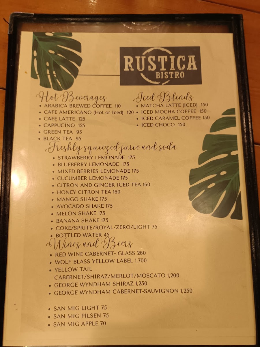 Rustica Bistro Photo Menu 10