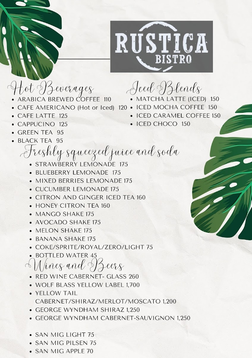 Rustica Bistro Photo Menu 6