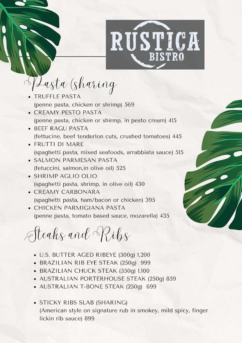 Rustica Bistro Photo Menu 7