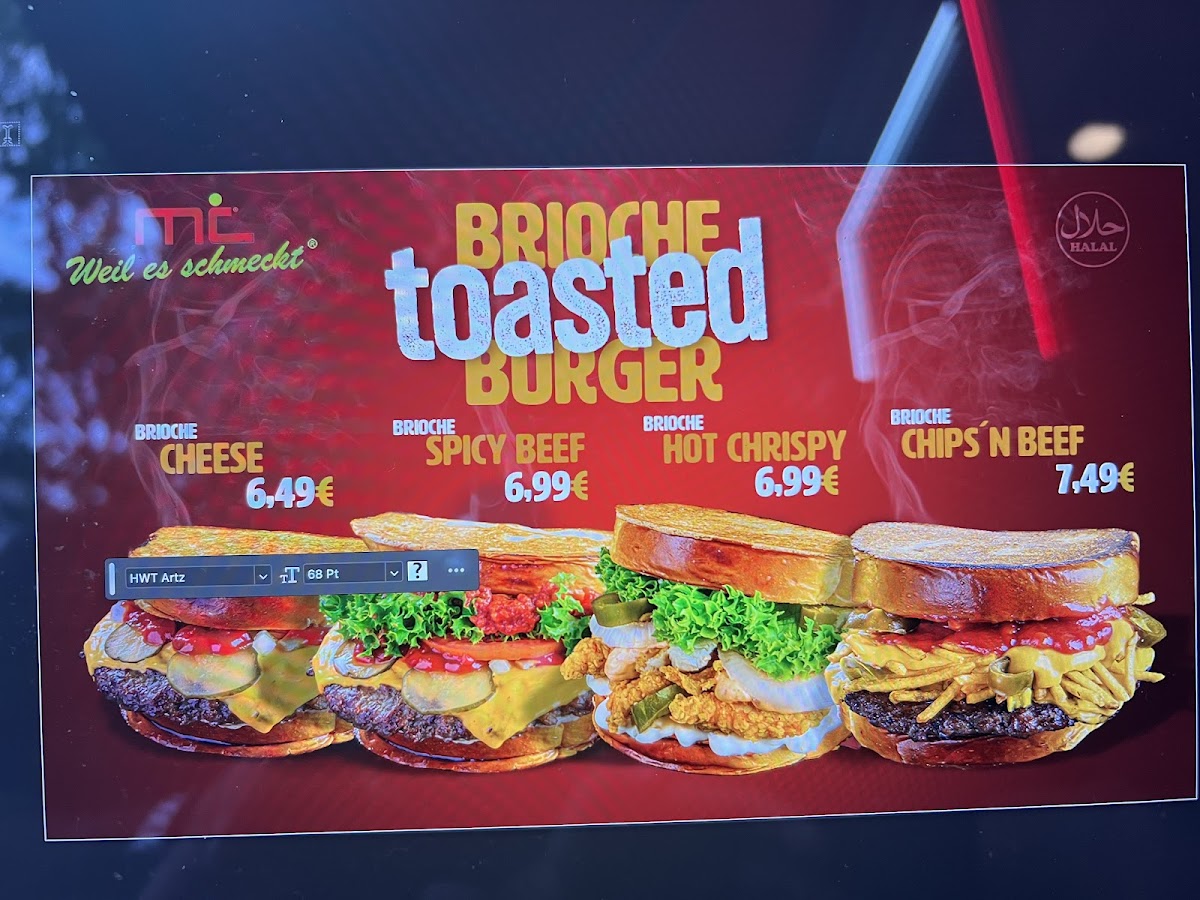 McDarwich's Crispy Photo Menu 2