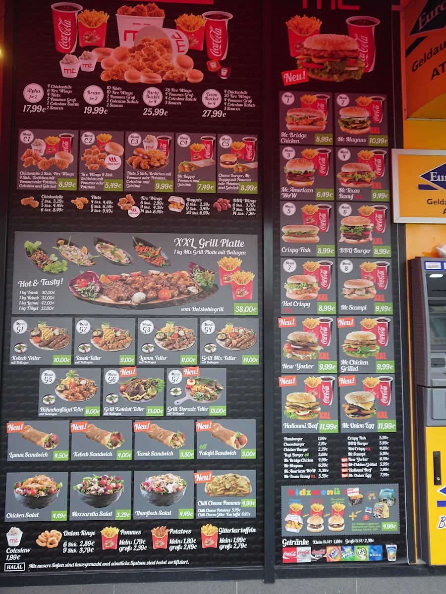 McDarwich's Crispy Photo Menu 4