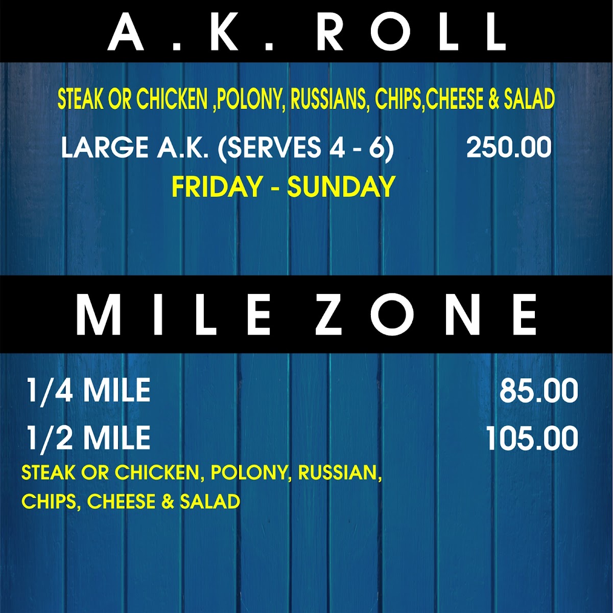 Akhalwayas Fish & Chips Emmarentia Photo Menu 10
