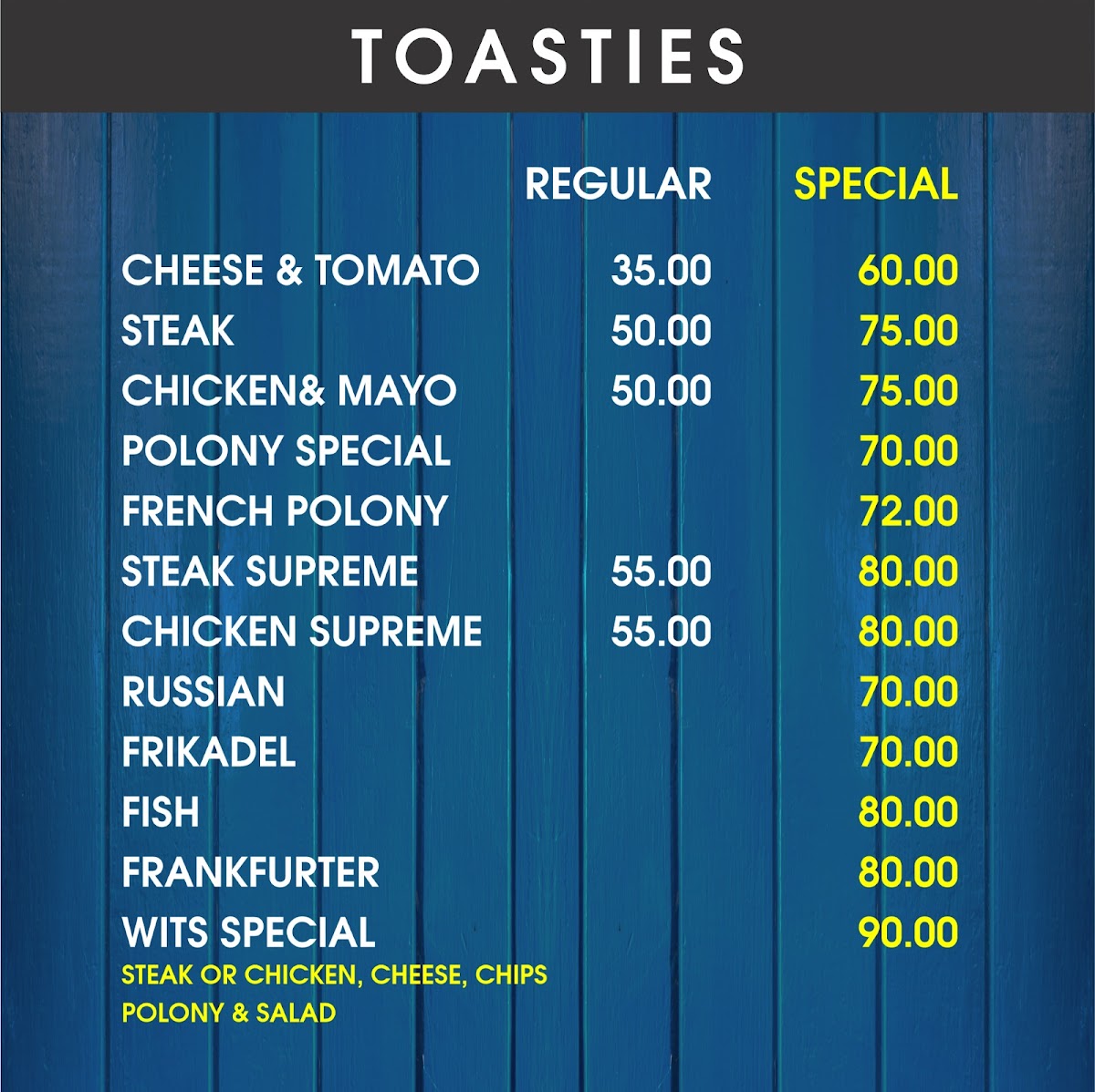 Akhalwayas Fish & Chips Emmarentia Photo Menu 3