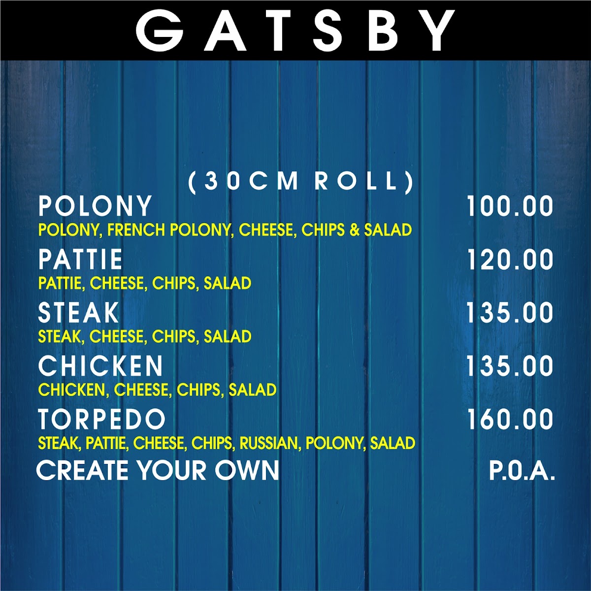 Akhalwayas Fish & Chips Emmarentia Photo Menu 4
