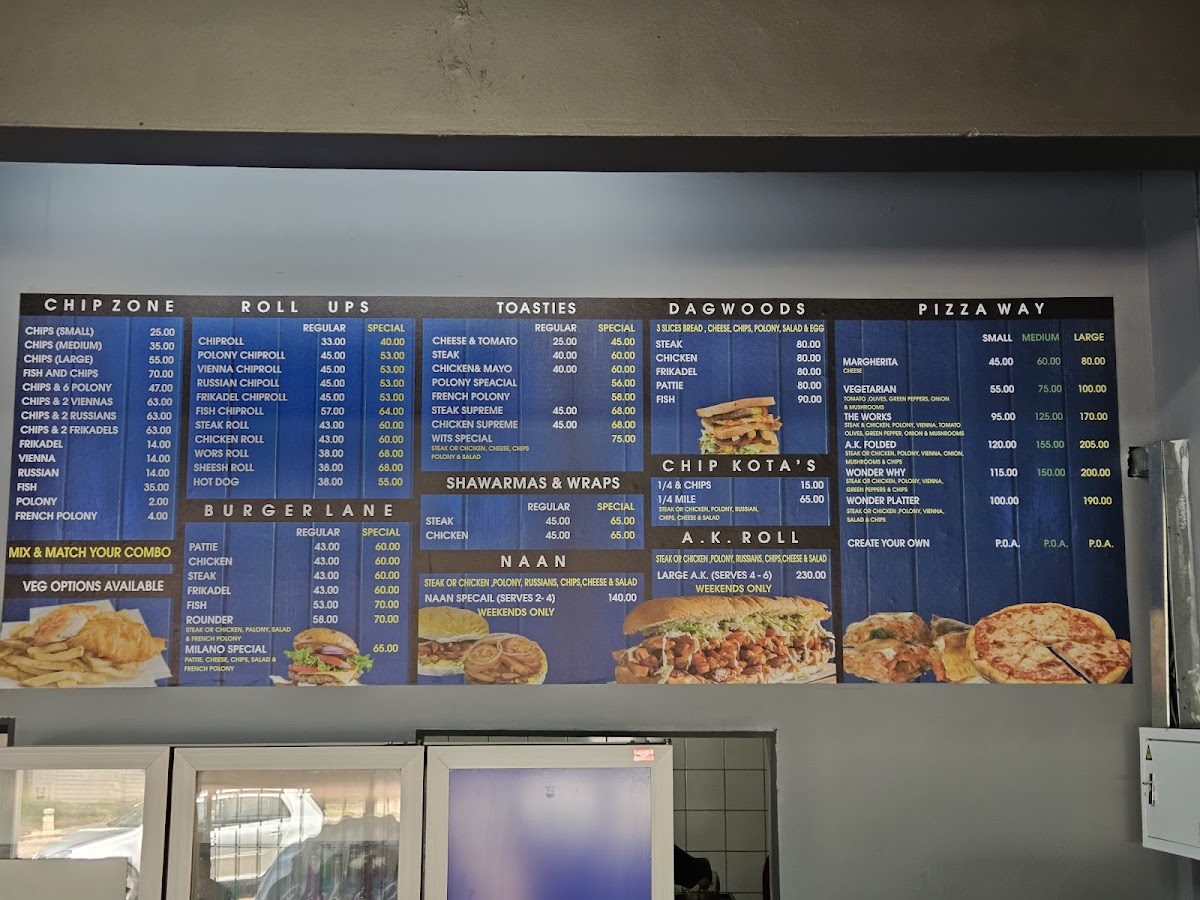 Akhalwayas Fish & Chips Emmarentia Photo Menu 6