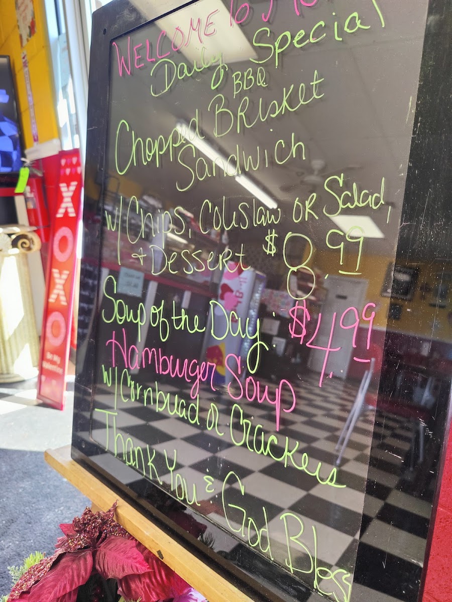 Mona’s Rose of Sharon Restaurant Photo Menu 2
