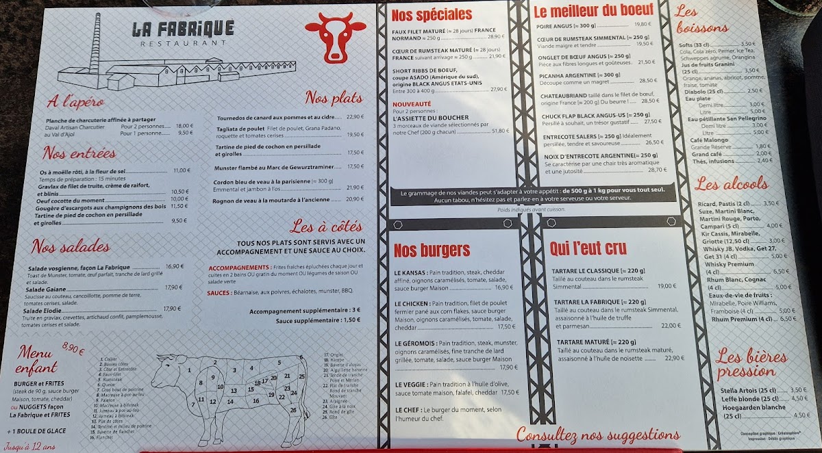La Fabrique Photo Menu 2