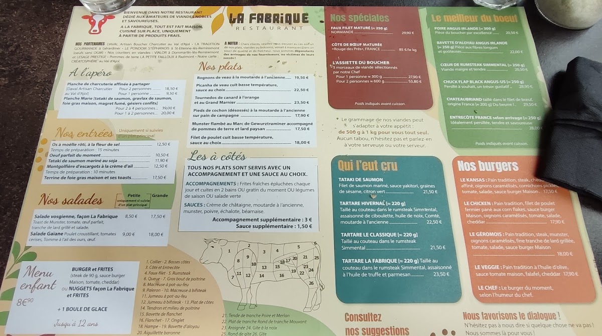 La Fabrique Photo Menu 6