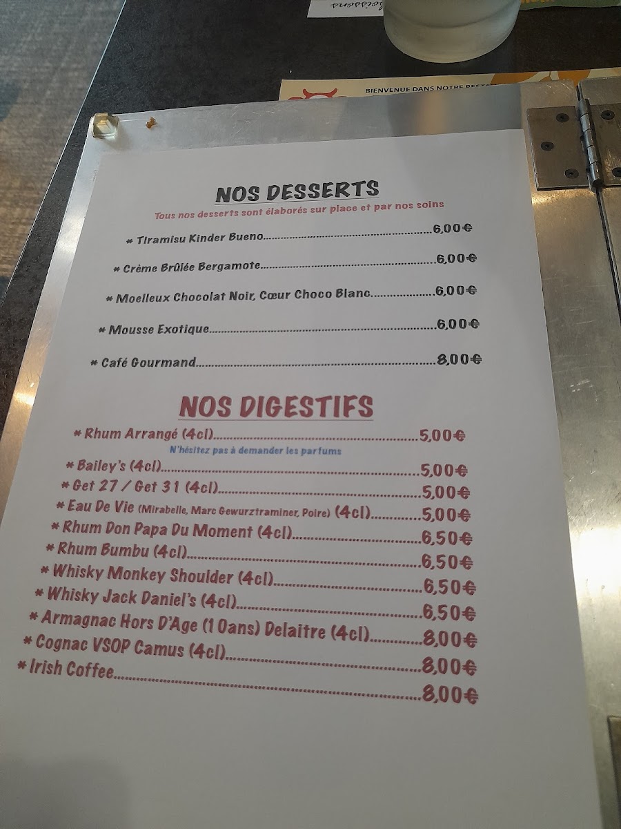 La Fabrique Photo Menu 8