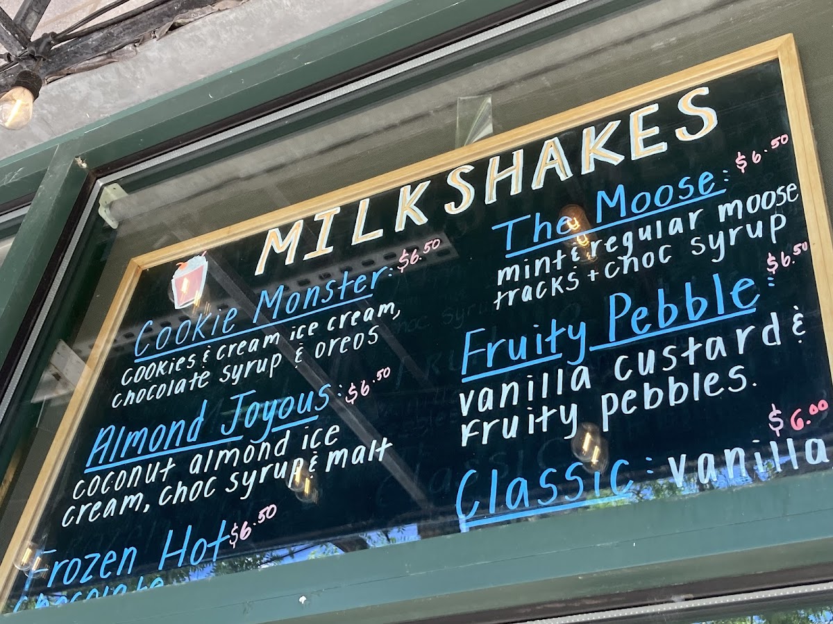 Carter's Creamery Photo Menu 4