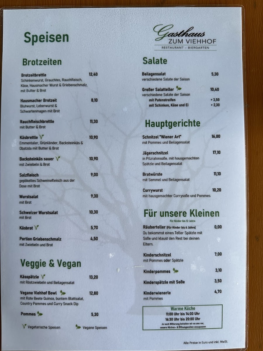 Gasthaus zum Viehhof Photo Menu 2