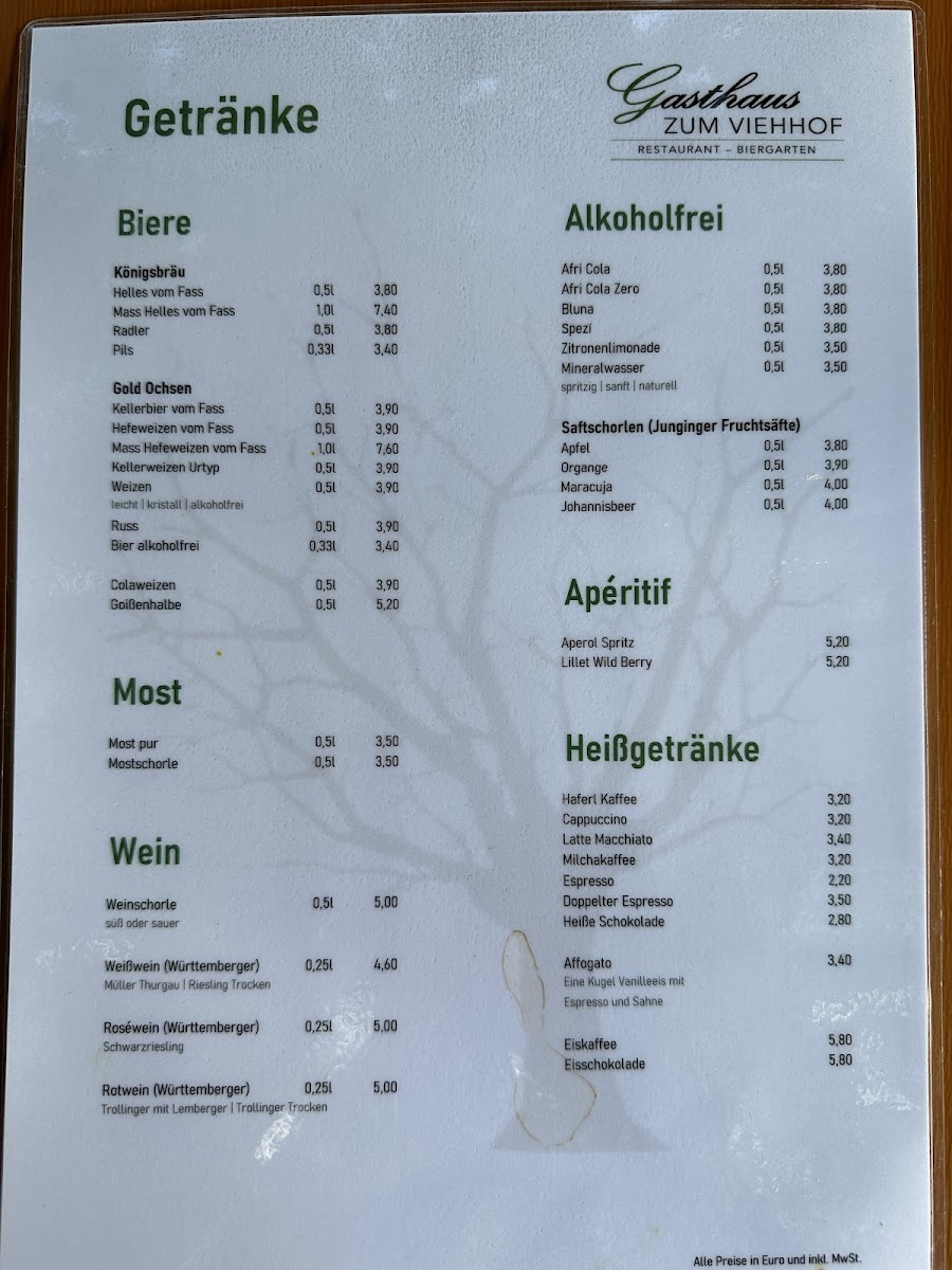 Gasthaus zum Viehhof Photo Menu 3
