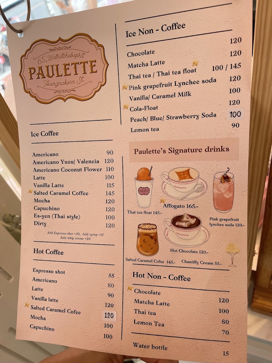 PAULETTE BKK Photo Menu 8