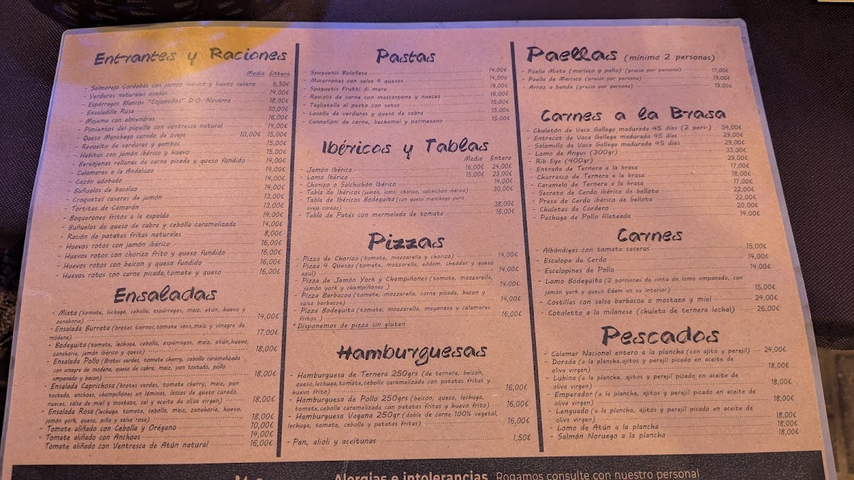La Bodeguita del Medio Photo Menu 2