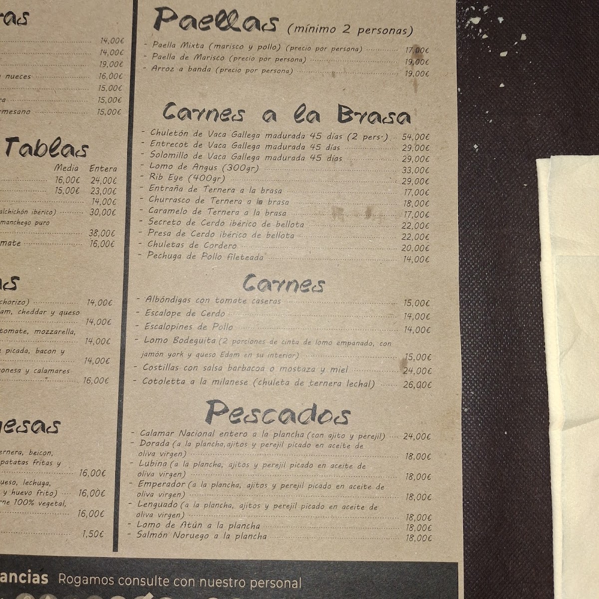 La Bodeguita del Medio Photo Menu 4