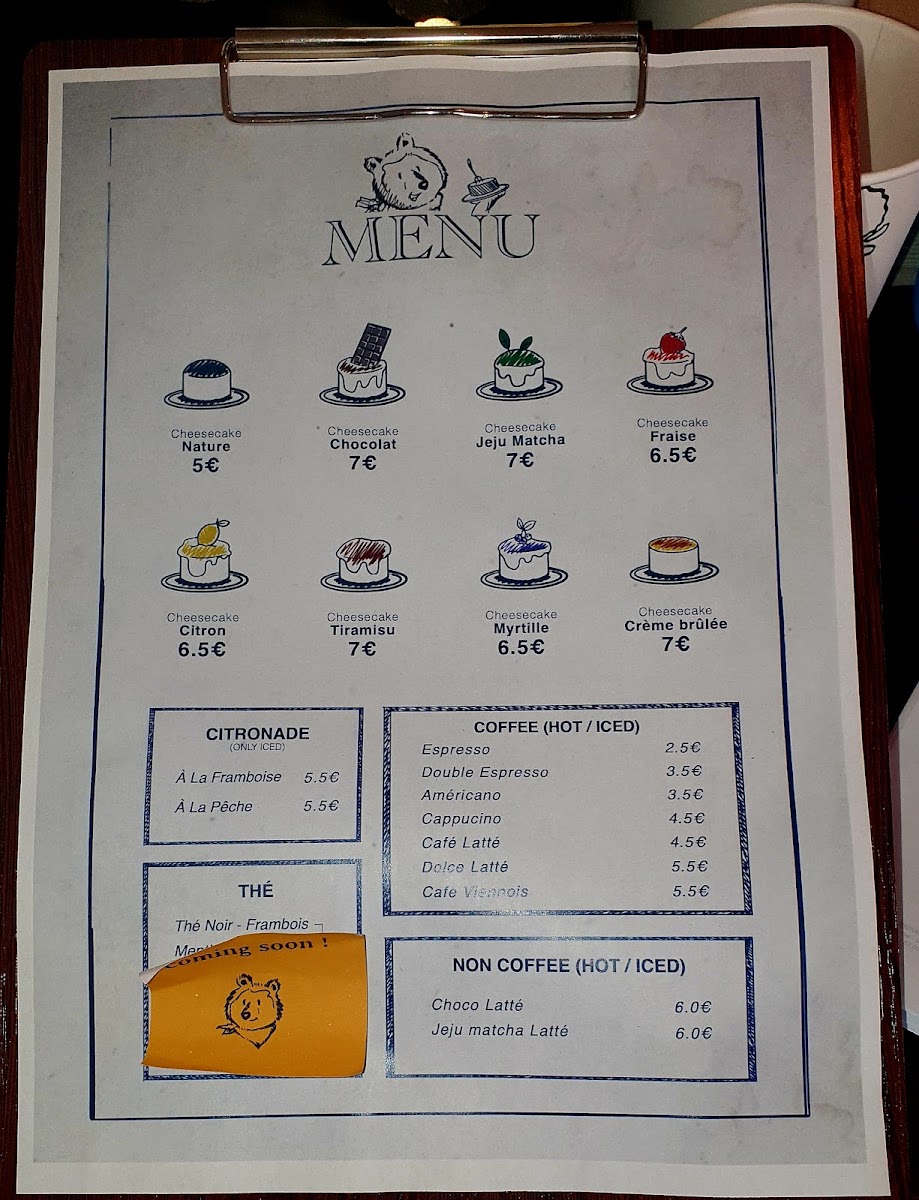 Café Jirisan Photo Menu 2