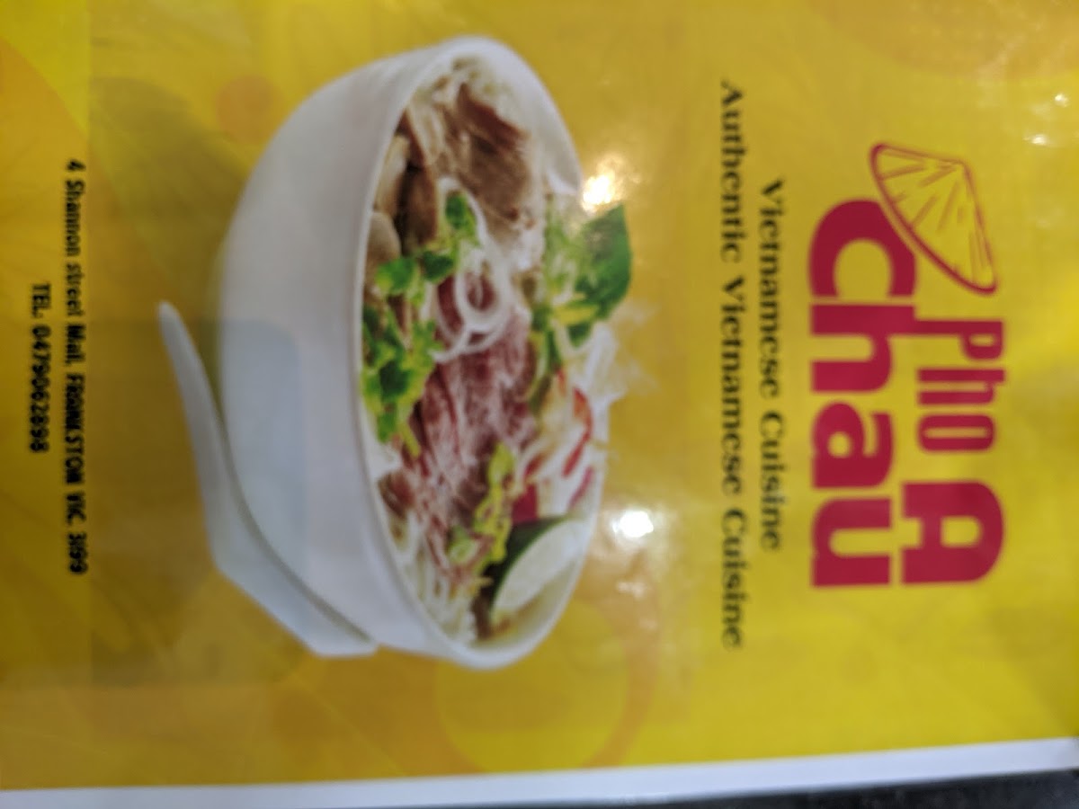 Pho A Chau Photo Menu 7