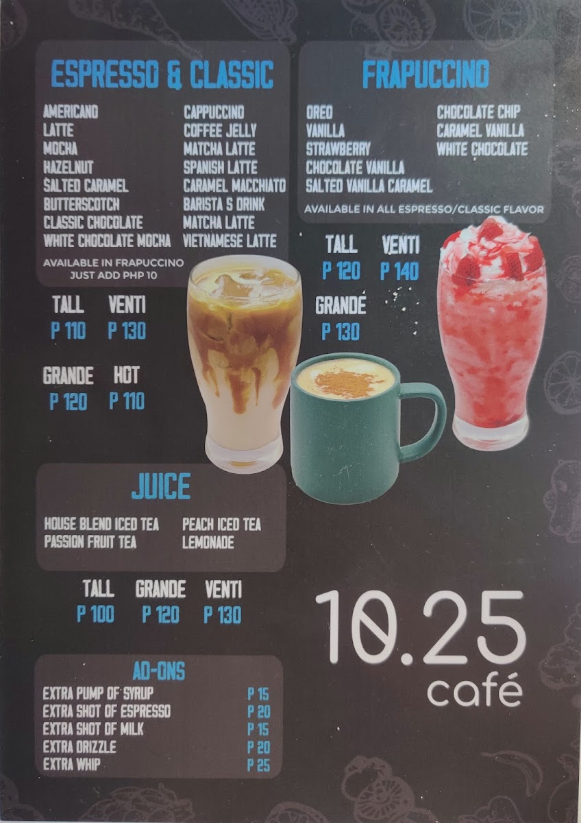 10.25 Café (Ten Twenty Five Cafe) Photo Menu 4
