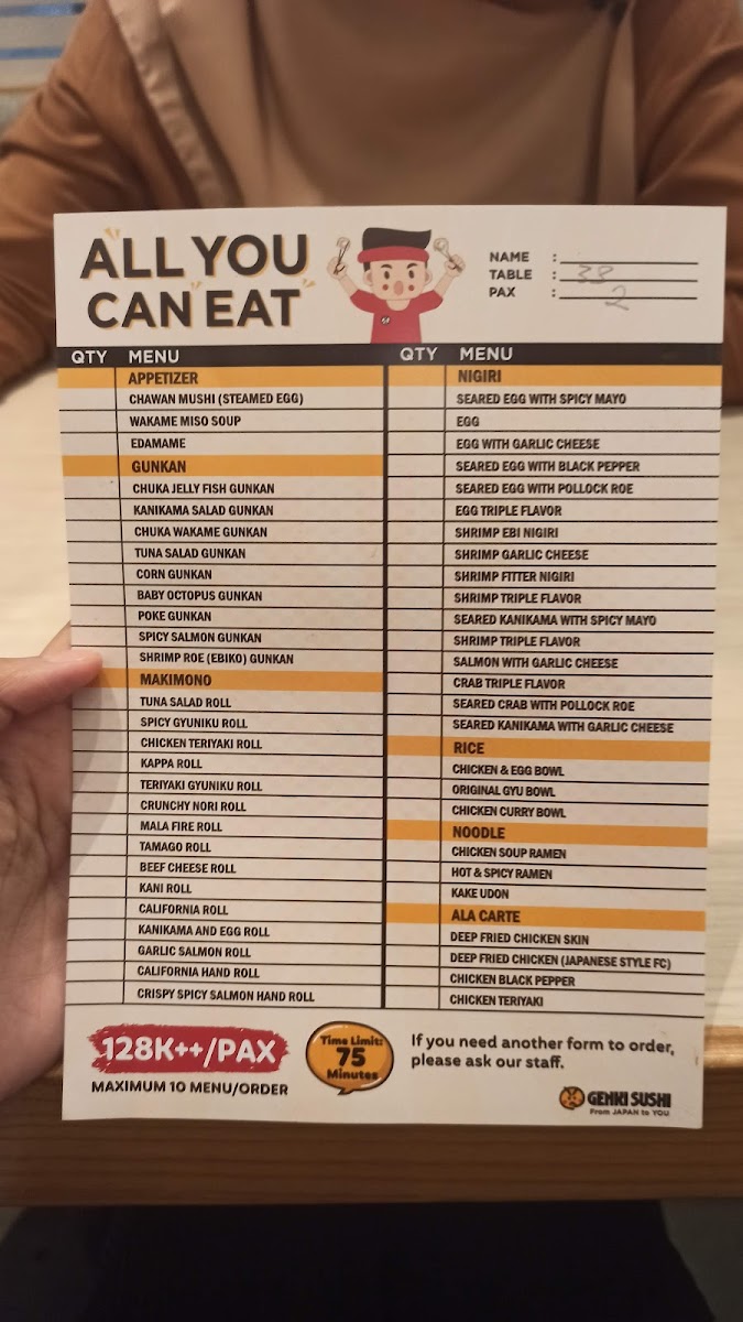 Genki sushi plaza ambarukmo Photo Menu 5