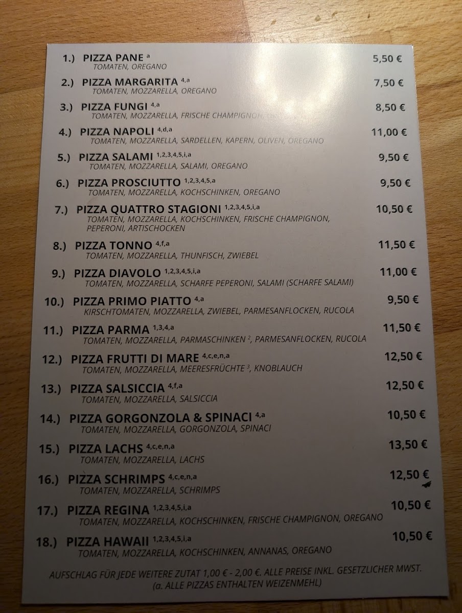 Primo Piatto & Caffe Bar Photo Menu 2