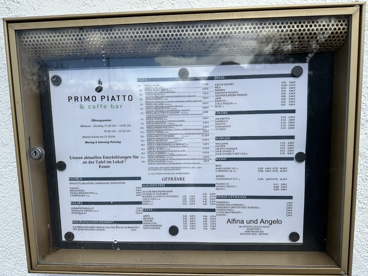 Primo Piatto & Caffe Bar Photo Menu 3