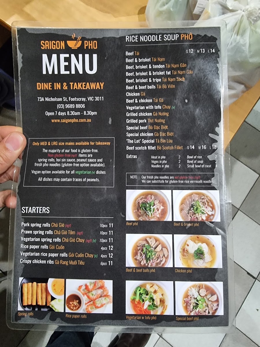 Saigon Pho Photo Menu 4