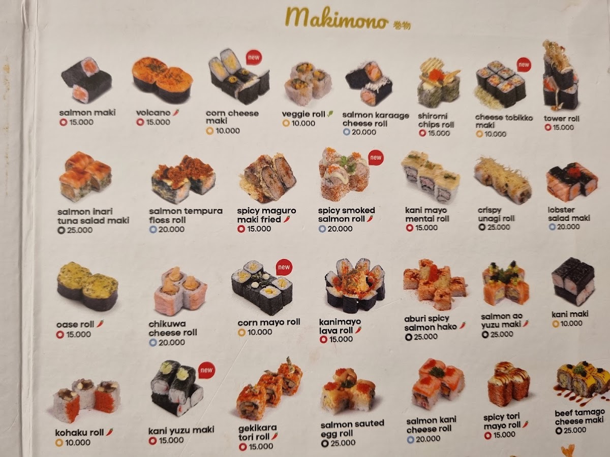 Tom Sushi QMall Banjarbaru Photo Menu 1