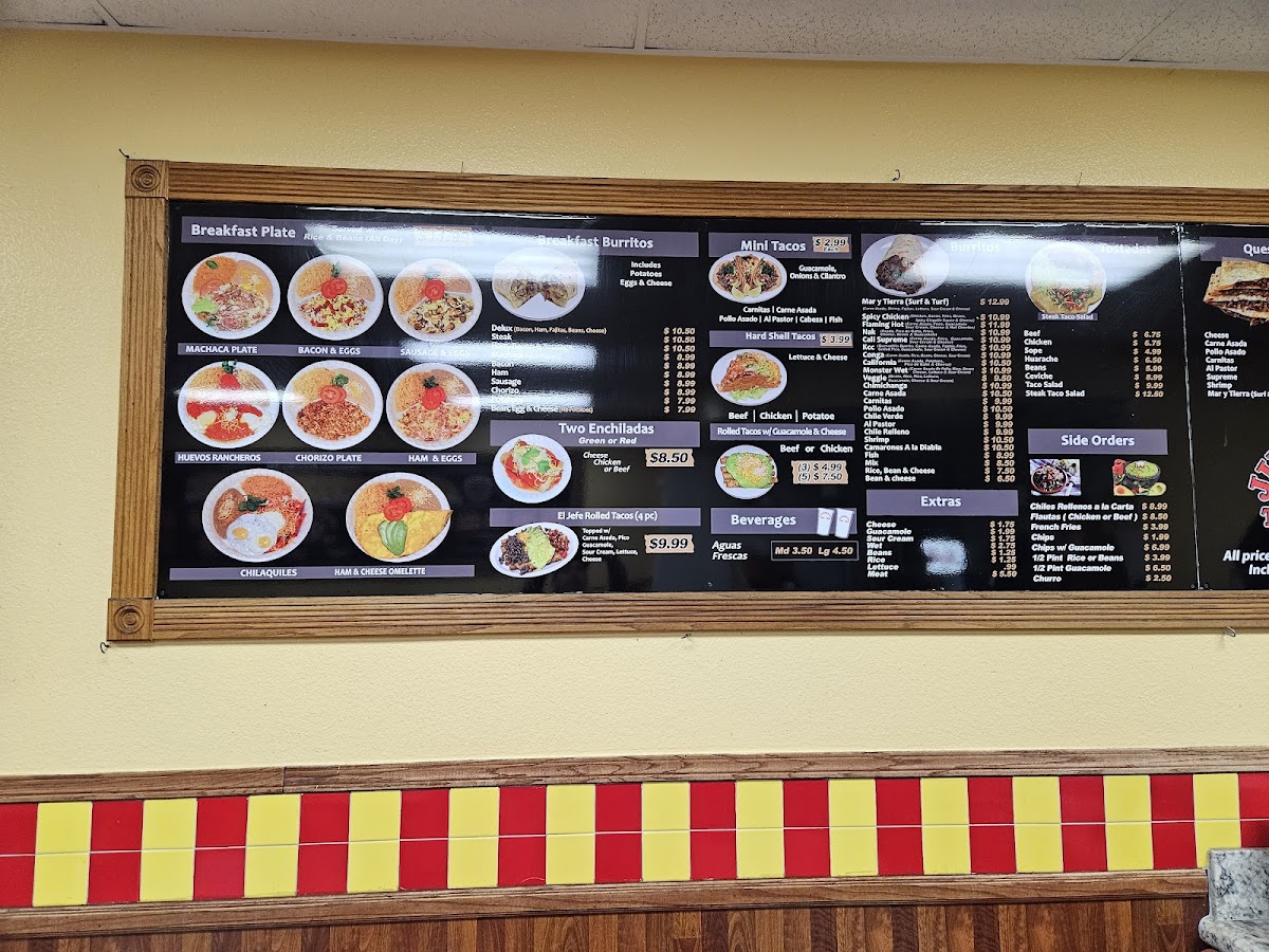 Jilberto's Mexican Food Photo Menu 2