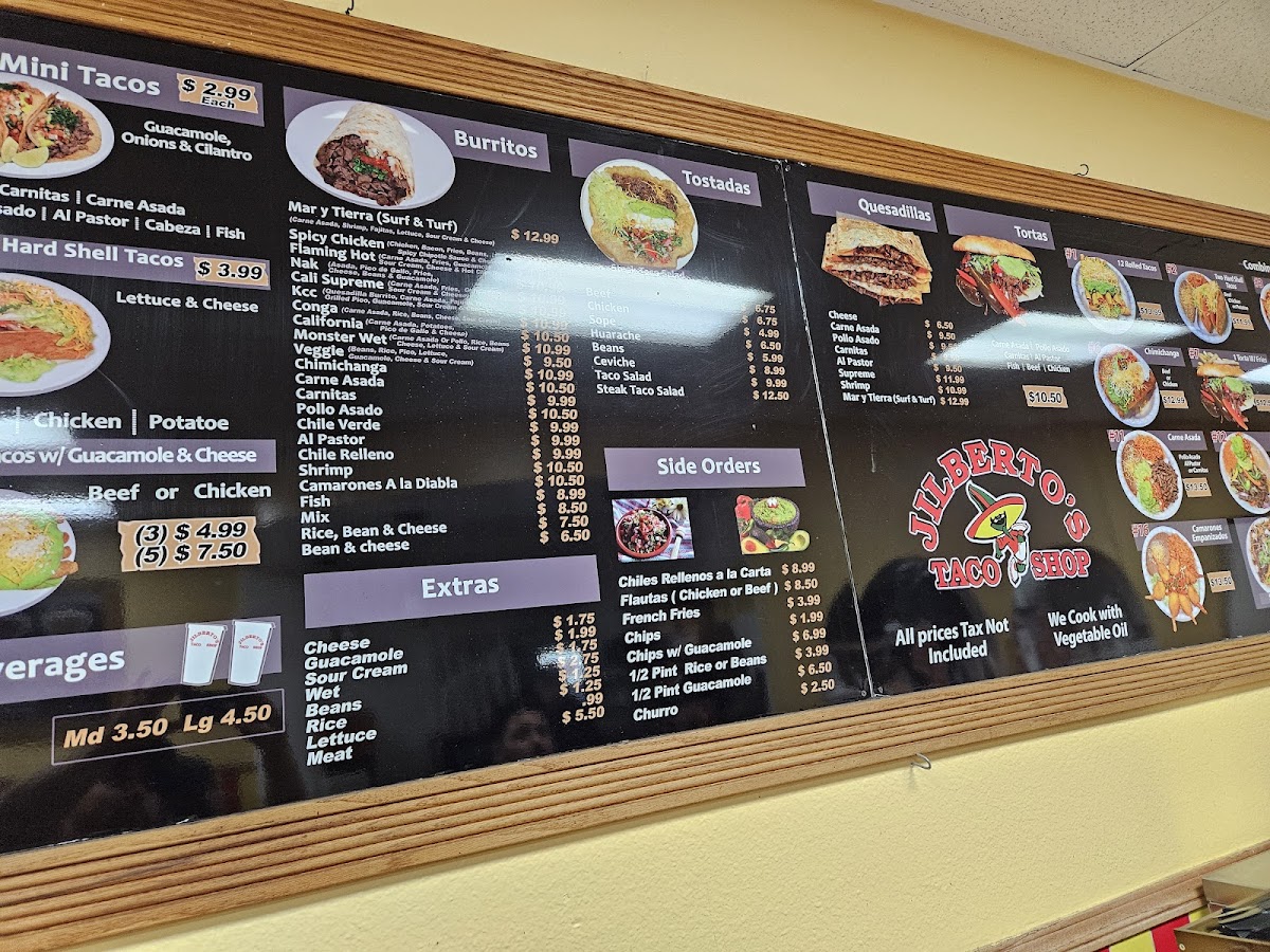 Jilberto's Mexican Food Photo Menu 4