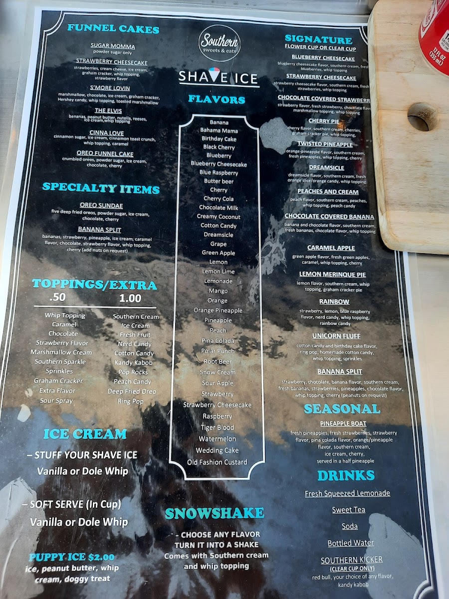 Southern sweets and eats Photo Menu 1