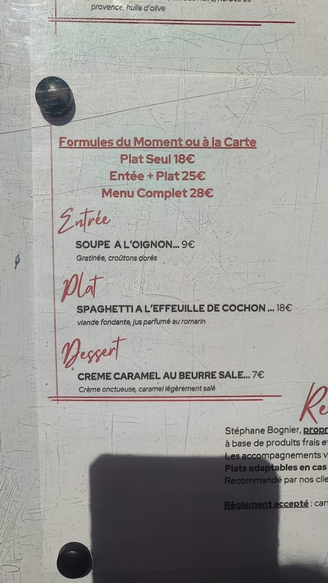 Restaurant Le Plaza-La Paillotte Photo Menu 10