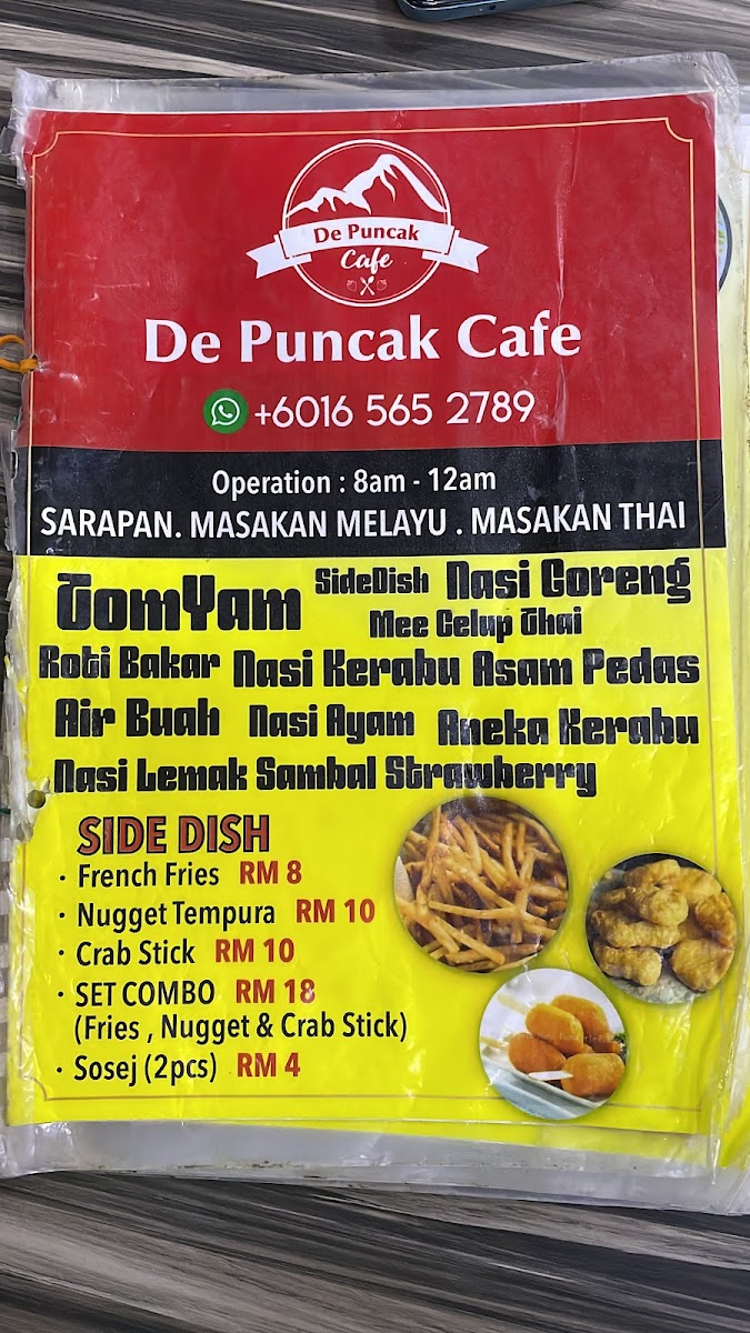 De Puncak Cafe House Photo Menu 6