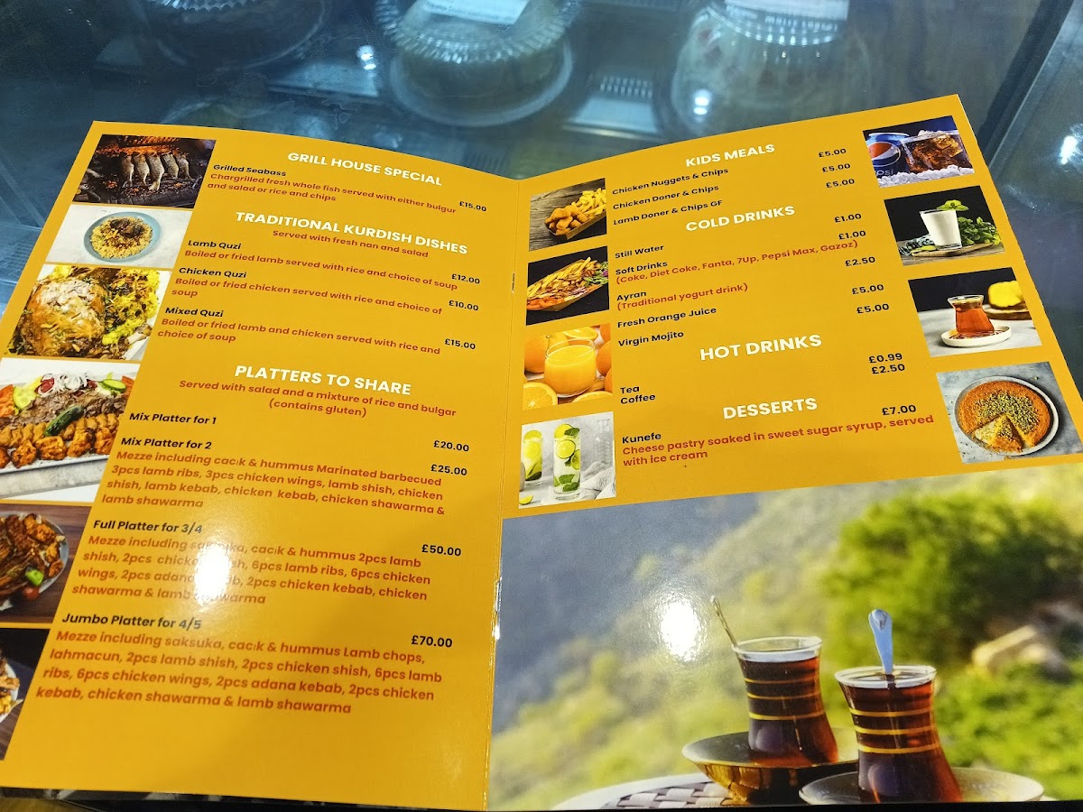 Grill house restaurant Photo Menu 2