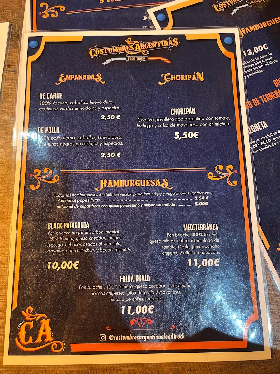 El Búnker Photo Menu 6