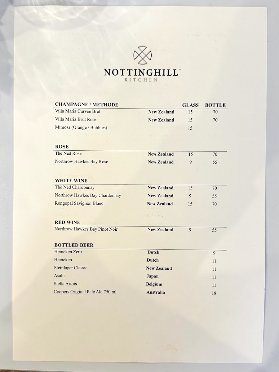 Nottinghill Kitchen and Cafe Photo Menu 3