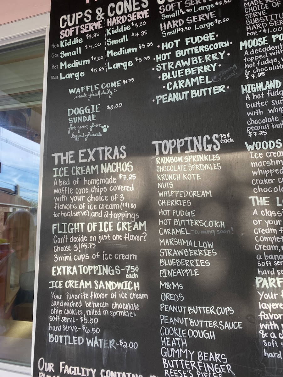 Maine Street Creamery Photo Menu 4