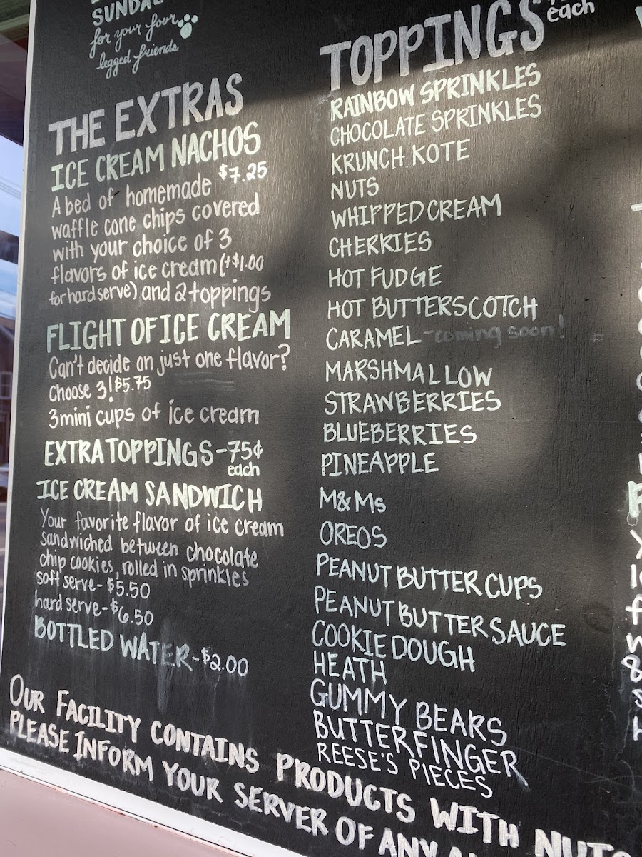 Maine Street Creamery Photo Menu 7