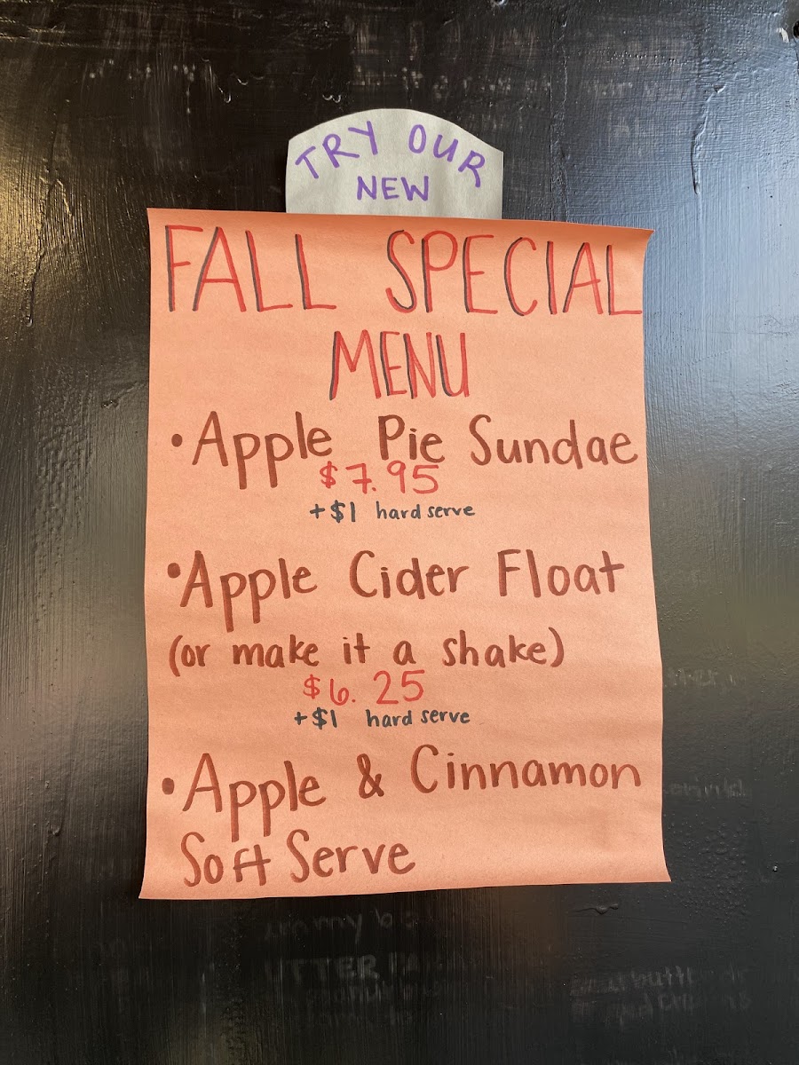 Maine Street Creamery Photo Menu 8