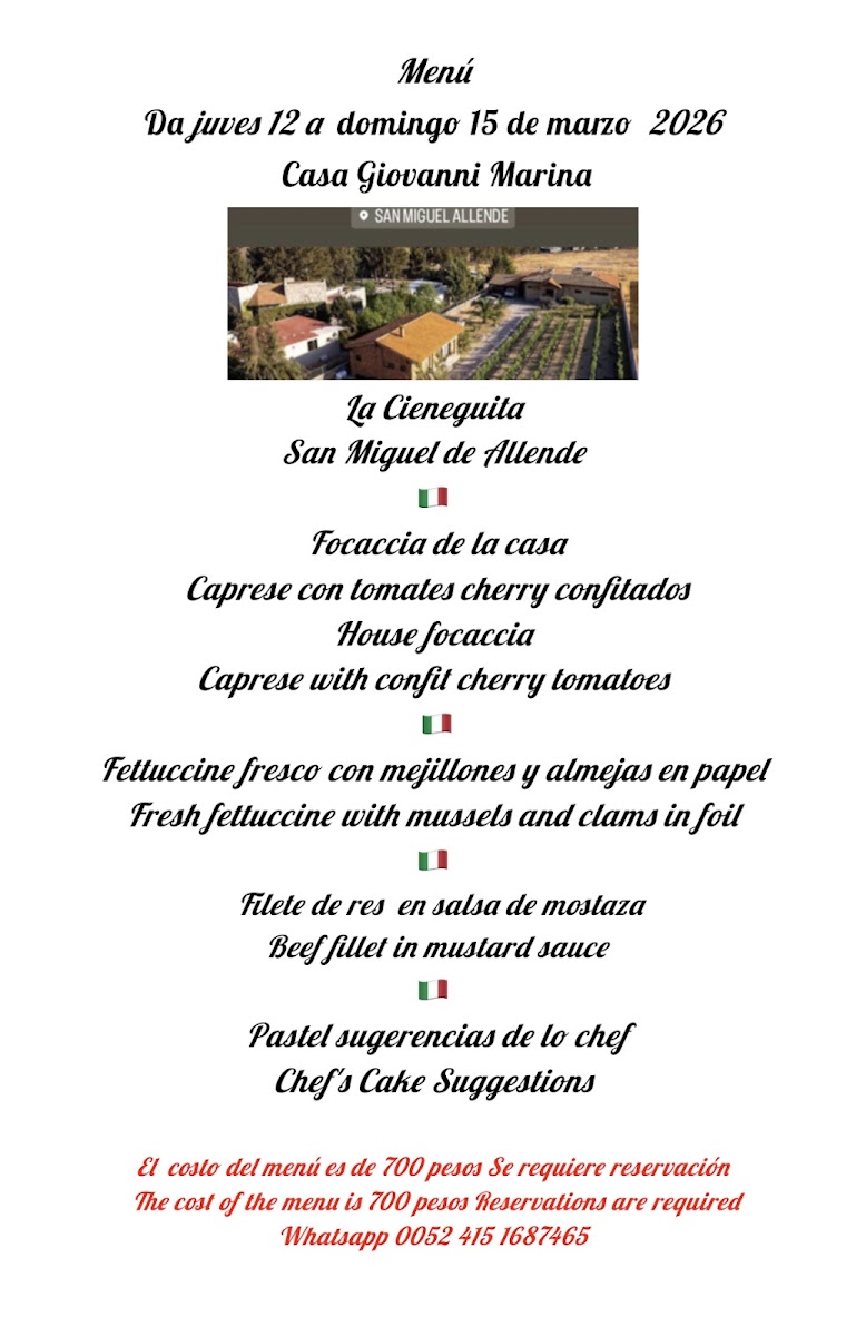 Casa Giovanni&Marina Photo Menu 7