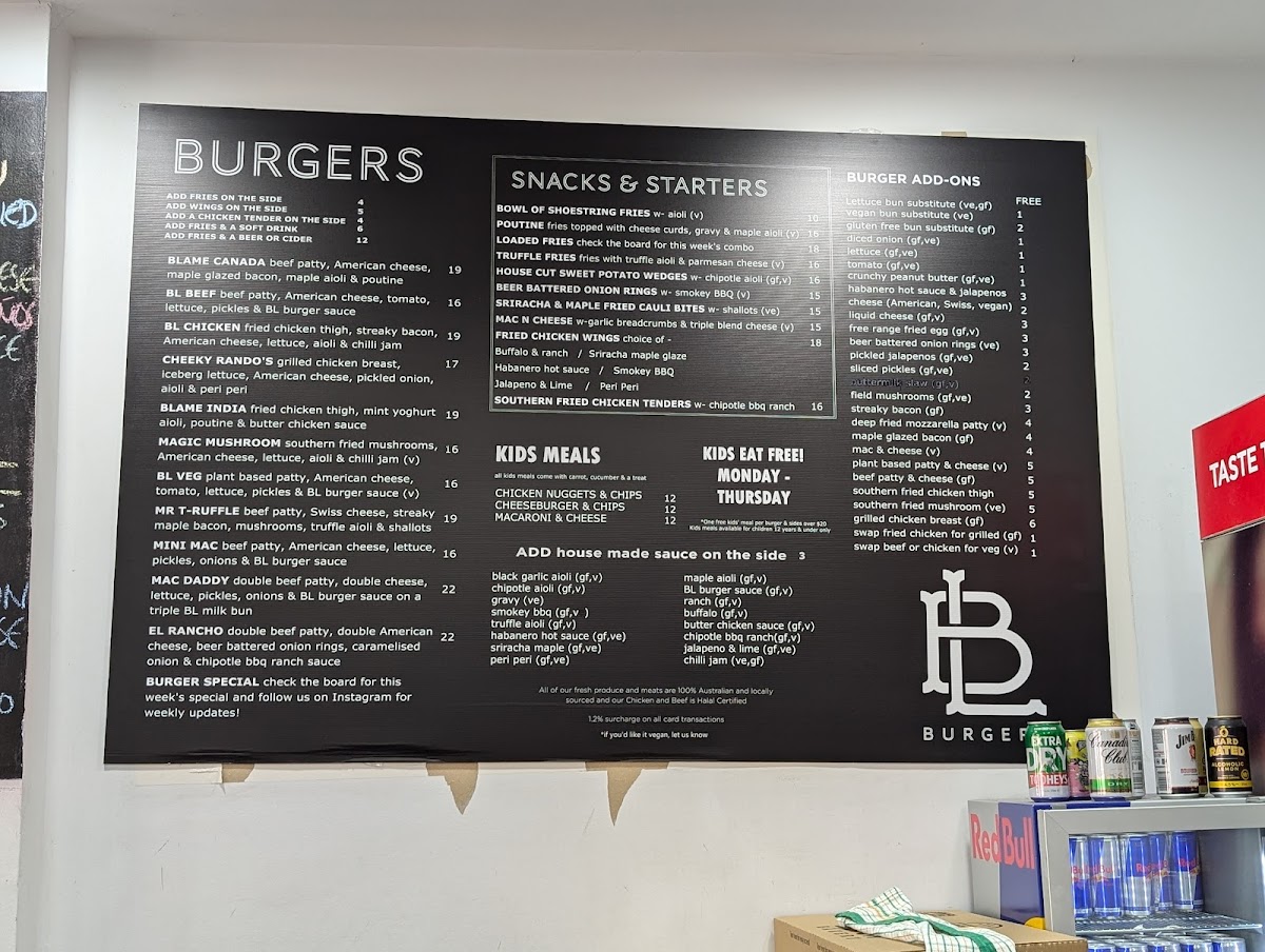 BL Burgers Photo Menu 4