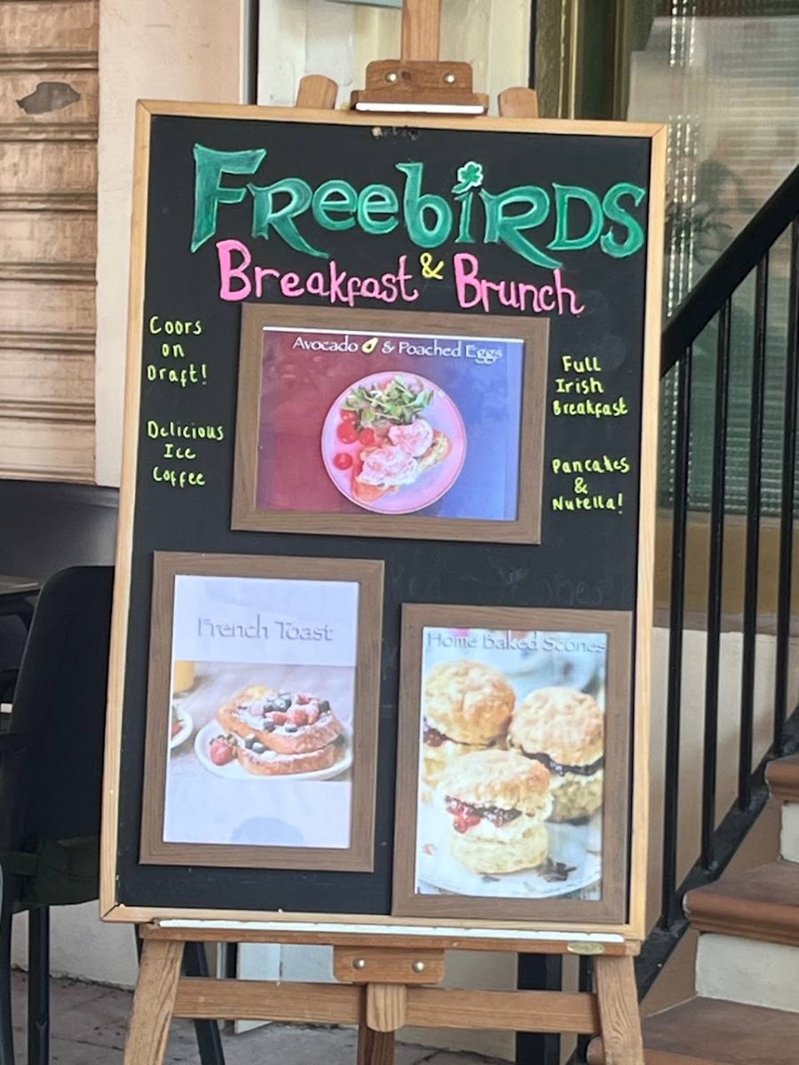 FREEBIRDS CAFE BAR Photo Menu 2