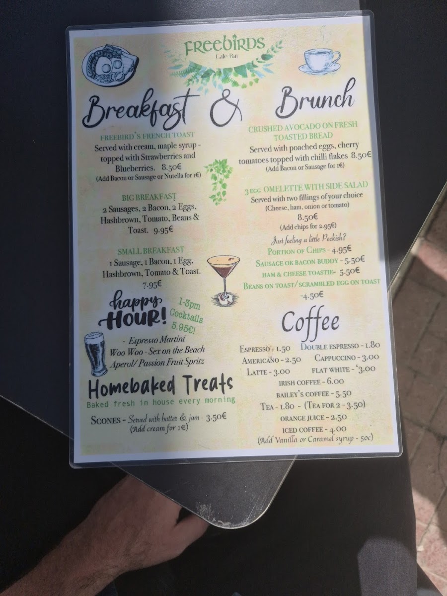 FREEBIRDS CAFE BAR Photo Menu 3