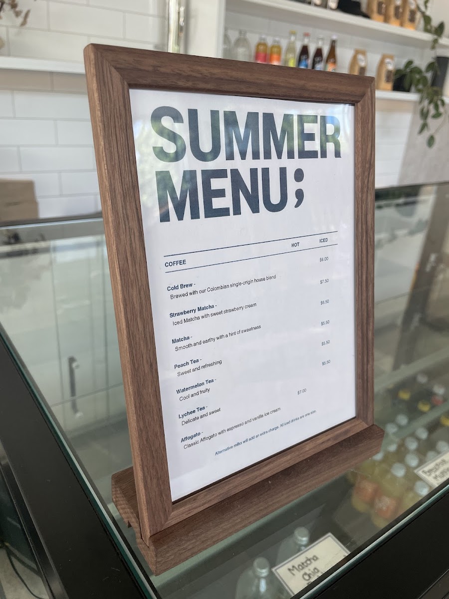 Semicolon Café Photo Menu 4