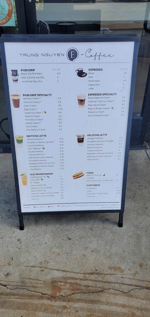 Trung Nguyen E-Coffee Photo Menu 7