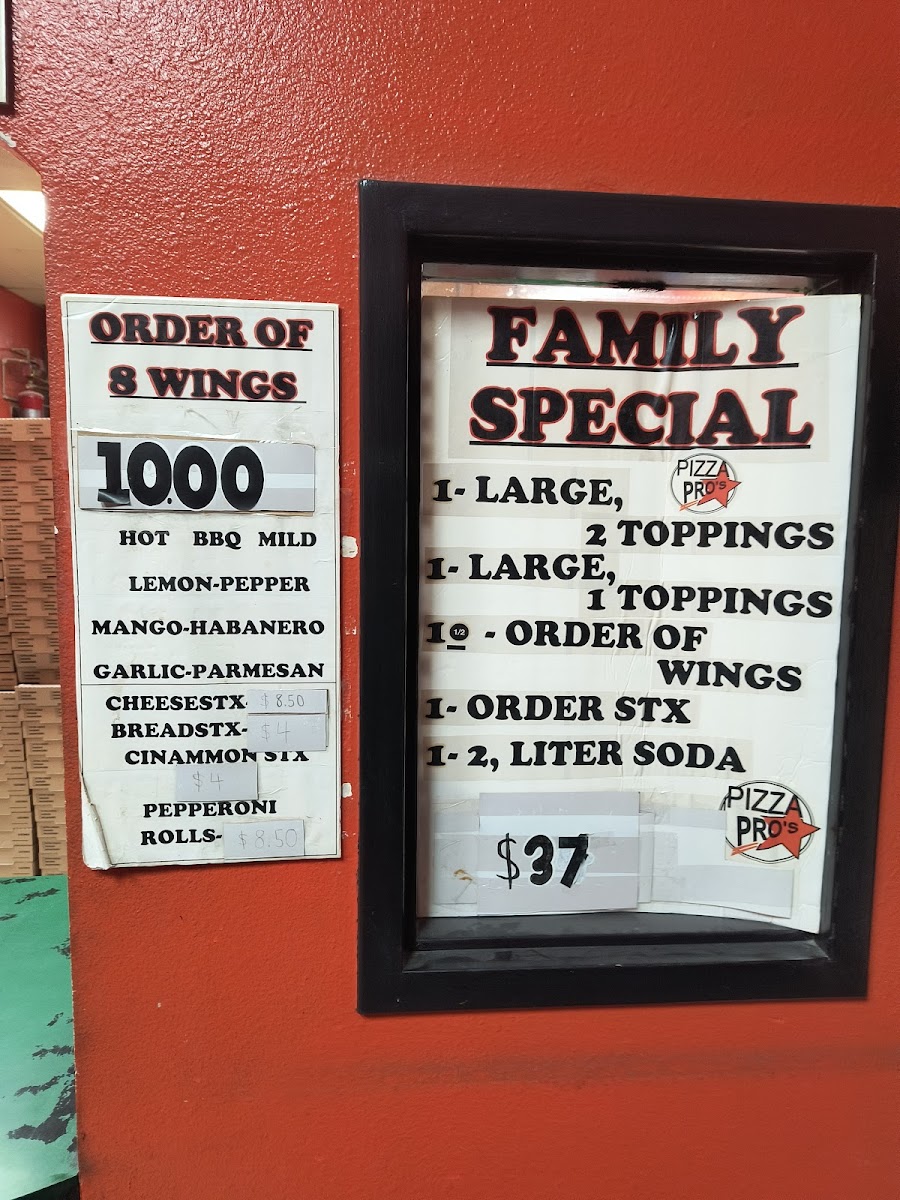 Pizza Pros Photo Menu 10