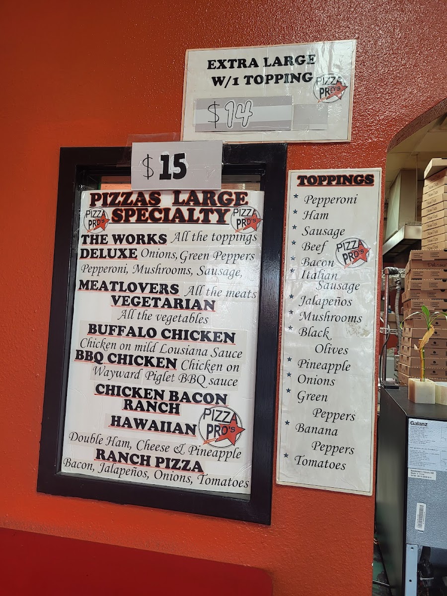Pizza Pros Photo Menu 4