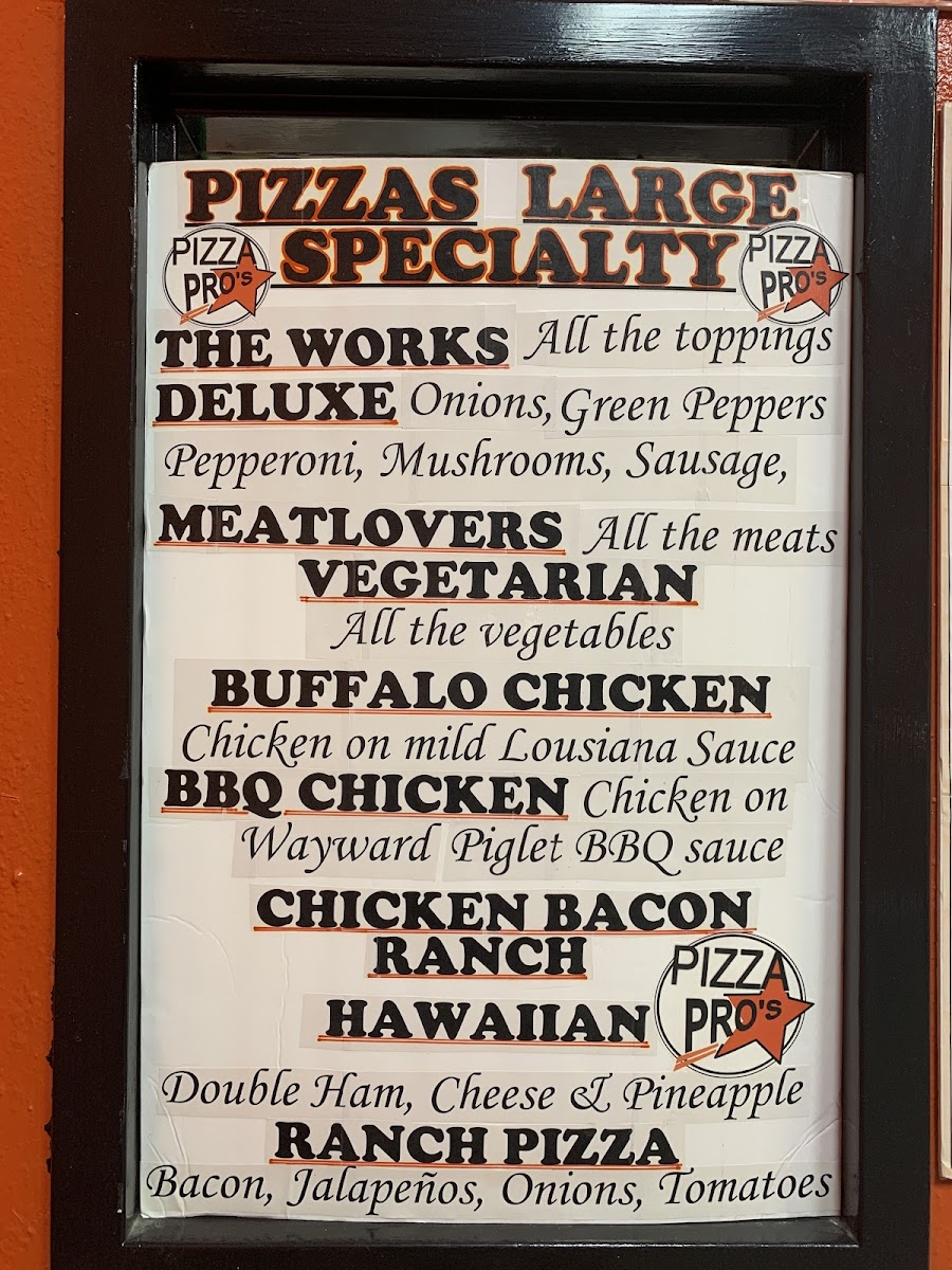 Pizza Pros Photo Menu 6