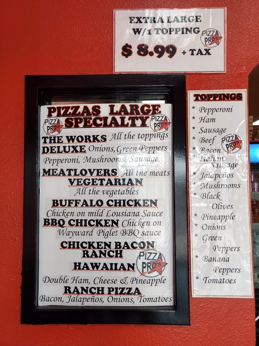 Pizza Pros Photo Menu 7