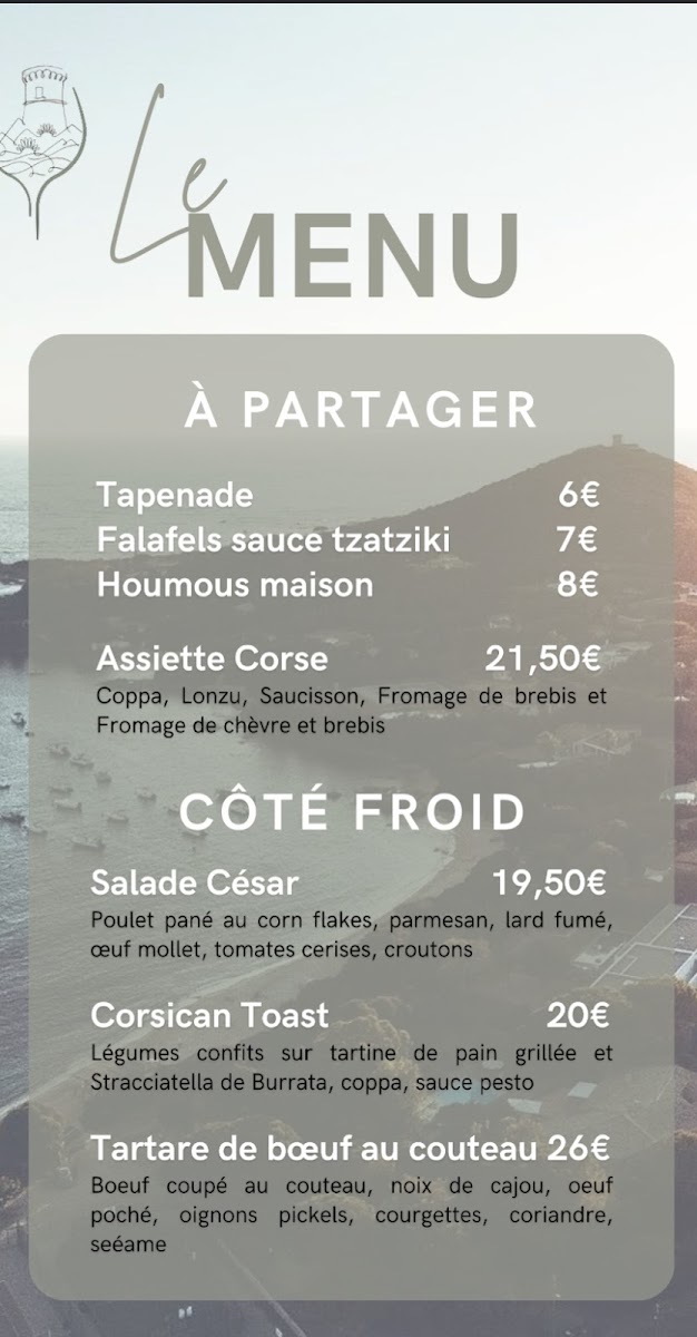 ISO - La Paillote / Ex Cala Nautique Photo Menu 1